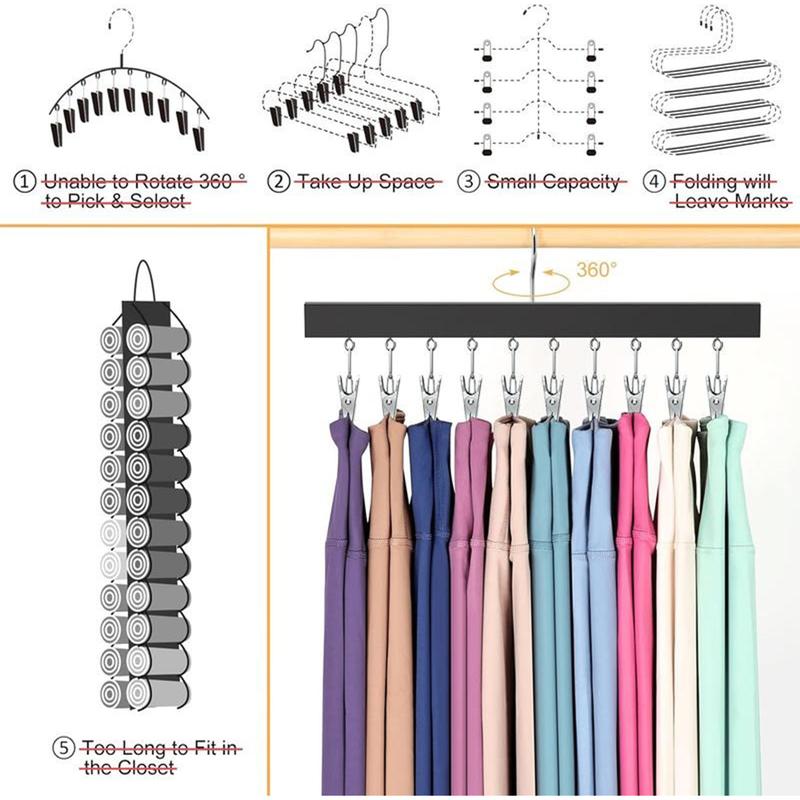 Semi-enclosed wooden hat rack with 12 stainless steel clips