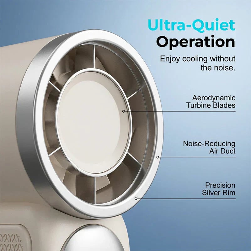❄️ Portable High-Speed Mini Fan 💨 Durable Compact Handheld Cooling Fan
