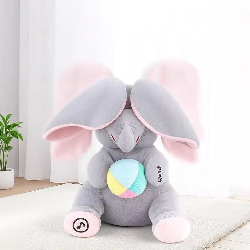 💯Cute Hide And Seek Elephant Plush Doll