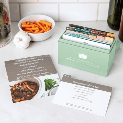 🍽️ Meal Planning Kit with 103 Photo Recipe Cards(Without a gift or present.)