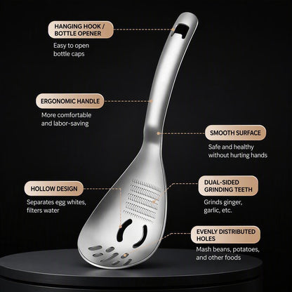 304 Stainless Steel Multifunctional Kitchen Spoon