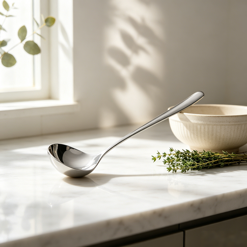 🍲✨ Stainless Steel Soup Spoon Set