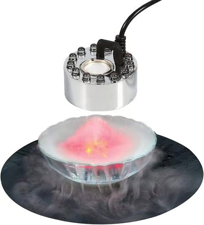 🏆2026 Halloween Hot Sale⚡🎃🔥12 LED light Ultrasonic Mist Maker Fogger
