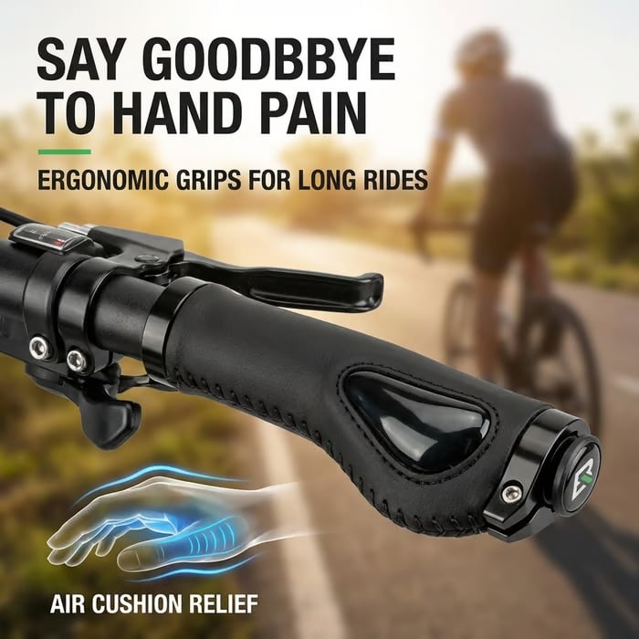 Premium Ergonomic Bike Grips – Say Goodbye to Hand Pain and Numbness