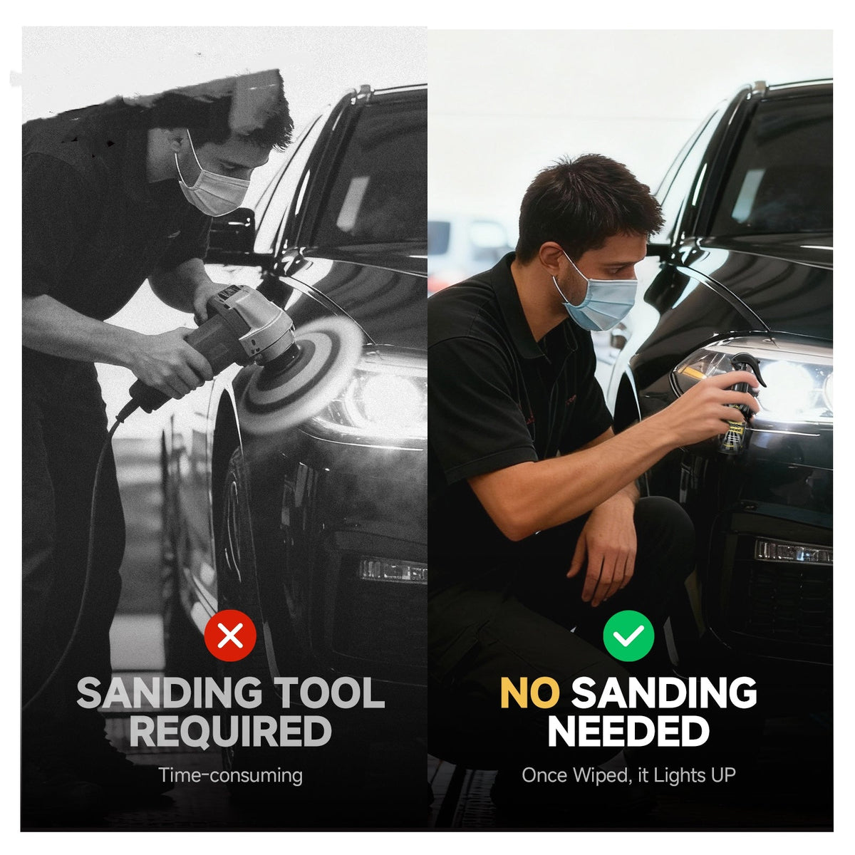 🥳HOT SALE🥳💞50K+ SOLD! Car Headlight Restoration Kit