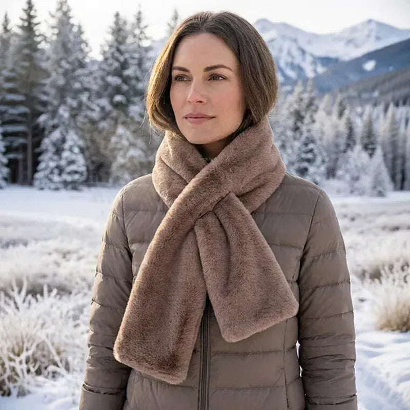 🎄50% OFF NOW! 🎉50K+ SOLD!🎁Cozy Scarf with Hidden Pocket – Warm, Soft & Secure Zipper🧣