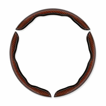 🎉Non-Slip Half Cover Car Steering Wheel Protector | Easy Clip On Installation