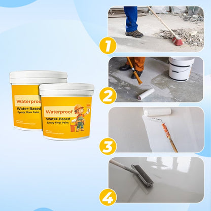 💯Waterproof Water-Based Epoxy Floor Paint