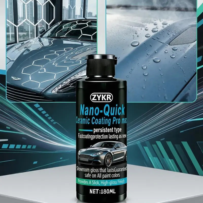 🚘 Nano Ceramic Car Paint Coating – Quick Gloss & Shine Care