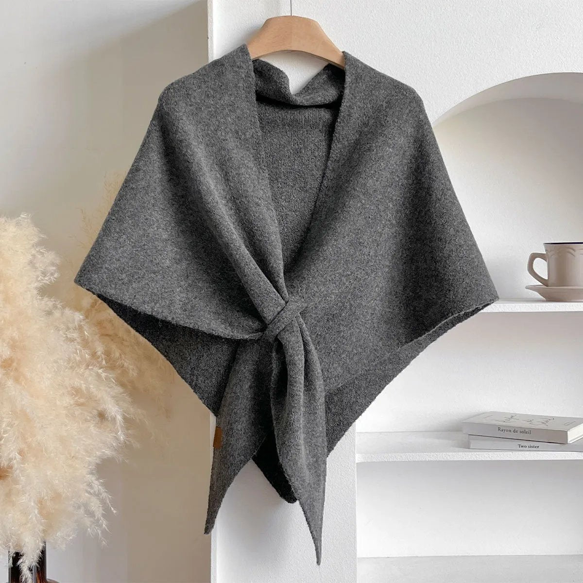 🔥 HOT SALE 🔥🍂Women's Solid-Color Cashmere Scarf🍁 Casual Soft Comfortable Shawl for Daily Wear