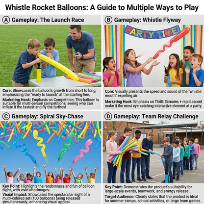 🚀Rocket Balloon Set