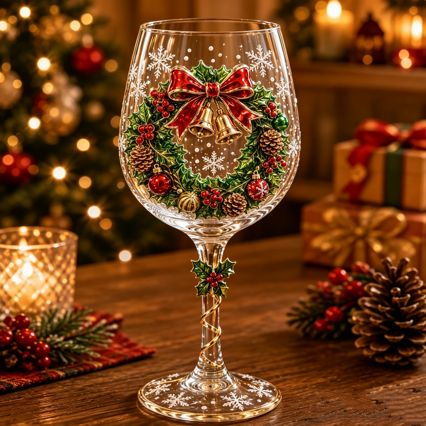 🔥🎁Christmas Wine Glass Collection Gift Box Set✨
