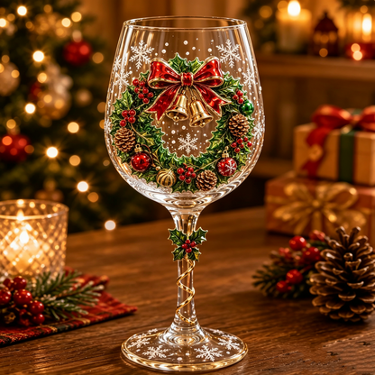 🔥🎁Christmas Wine Glass Collection Gift Box Set✨