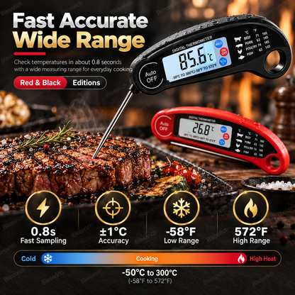 Instant-Read Digital Meat Thermometer