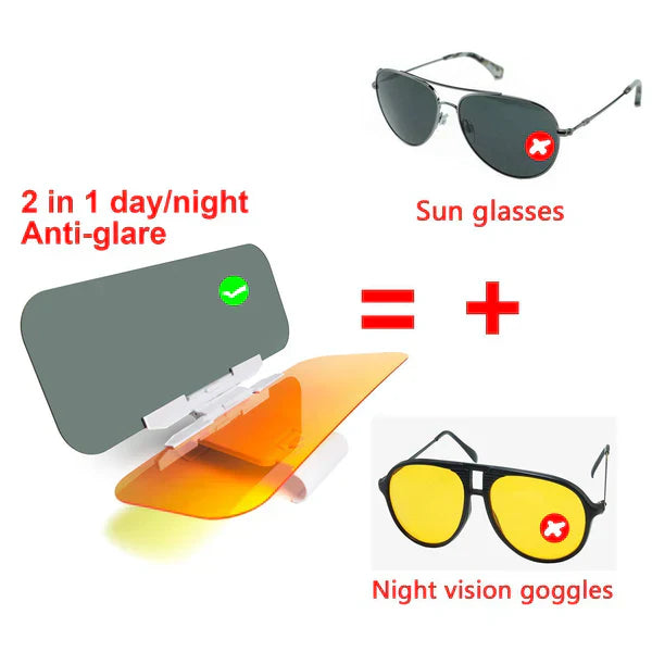 🚗Sun Visor for Car Universal Anti-Glare Polarized Visor Extender