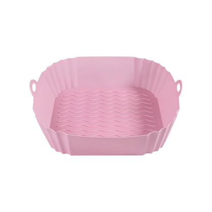 🔥✨Reusable Silicone Air Fryer Liner, 8 Inches