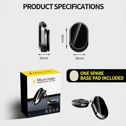 🚗Foldable Metal Magnetic Car Cell Phone Holder