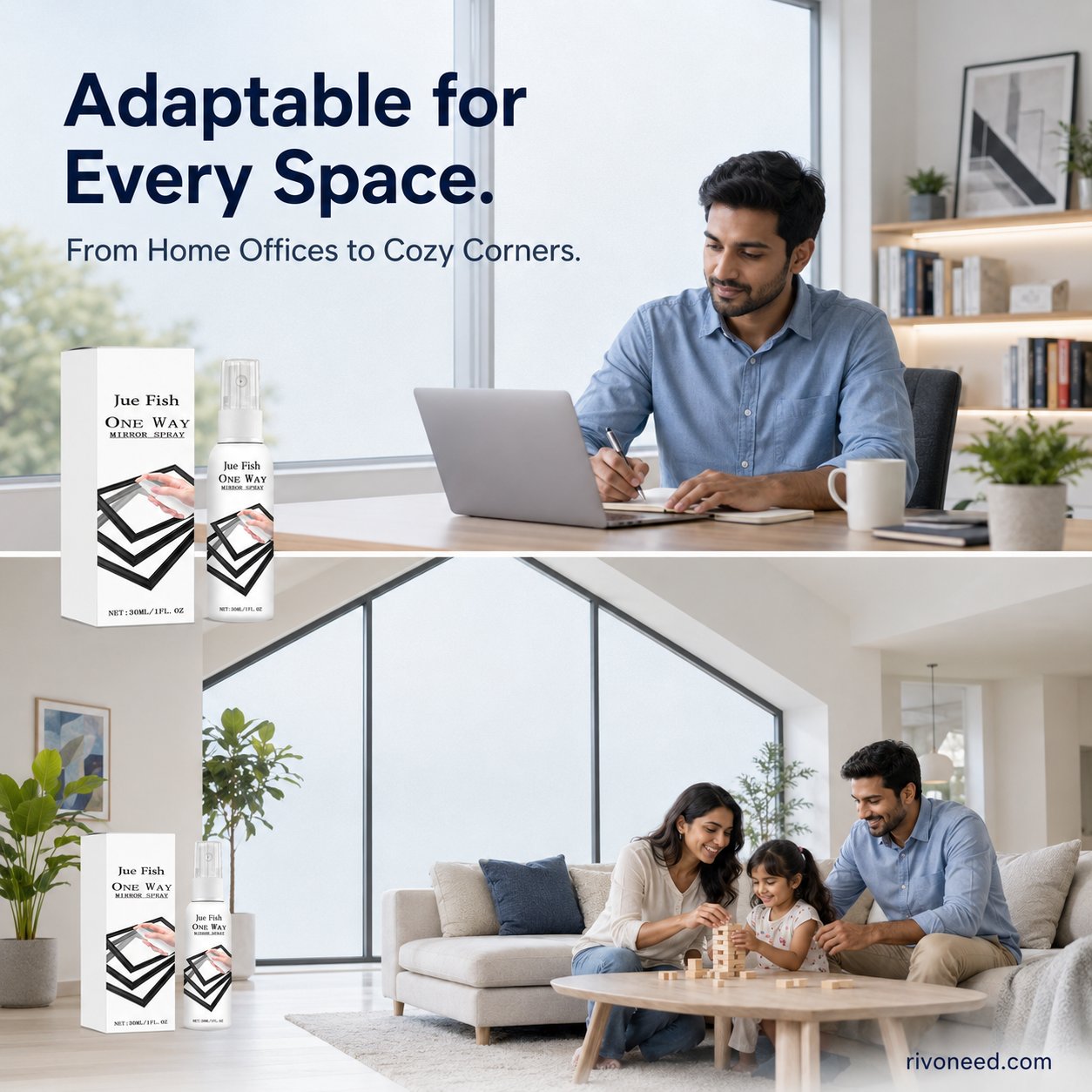 🪟  Reflective Window Spray | One-Way Mirror Privacy Shield for Home & Car