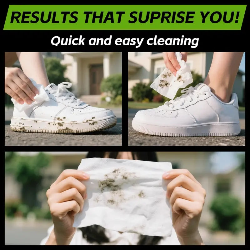 Shoe Care Kit: Shoe cleaning and care kit including dry cleaner, stain removal wipes, basketball shoe cleaner, and dedicated brushes