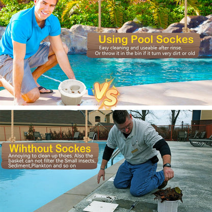 ✨Special Sale - 49% OFF✨Pool Skimmer Socks for Skimmer Basket Clean