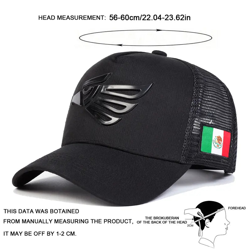 🦅 Mexican Eagle Label Trucker Hat