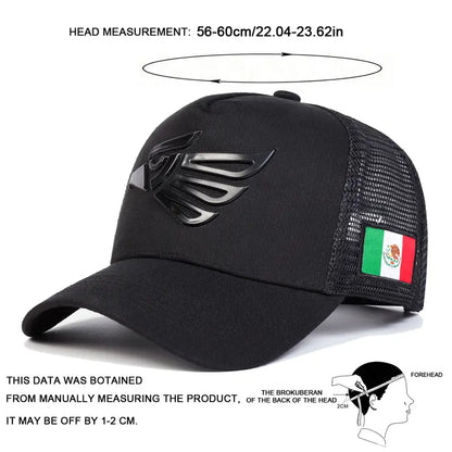 🦅 Mexican Eagle Label Trucker Hat