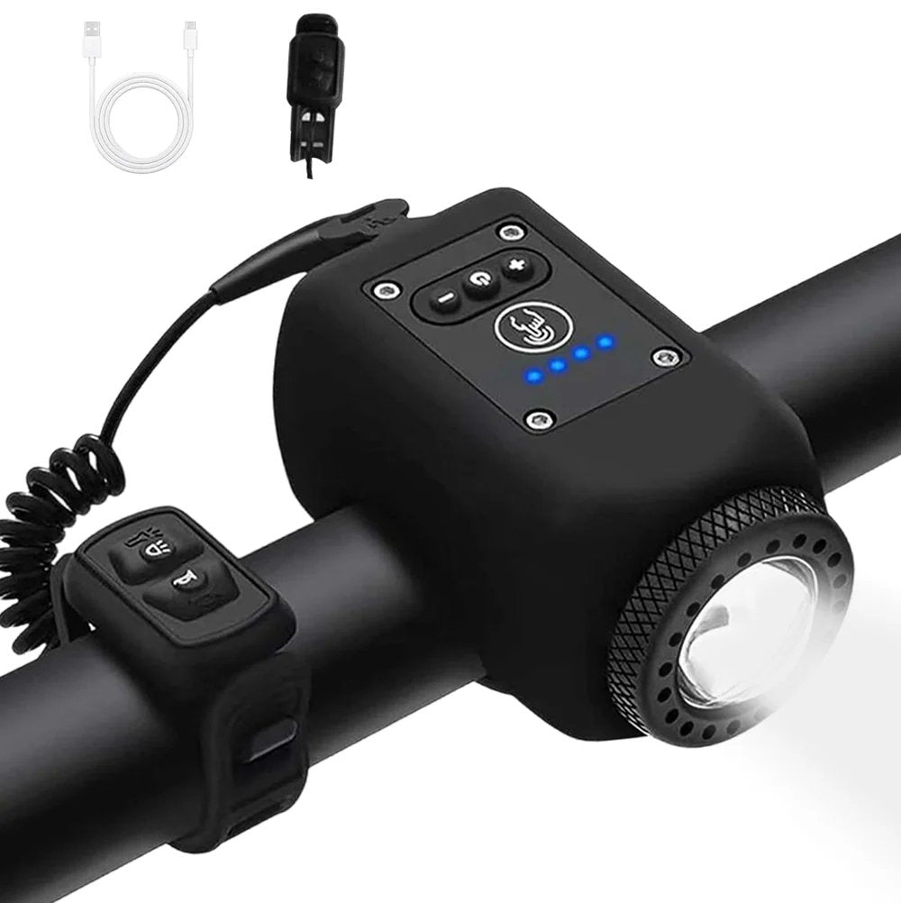 2-in-1 bicycle light and horn