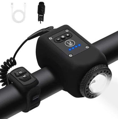 2-in-1 bicycle light and horn