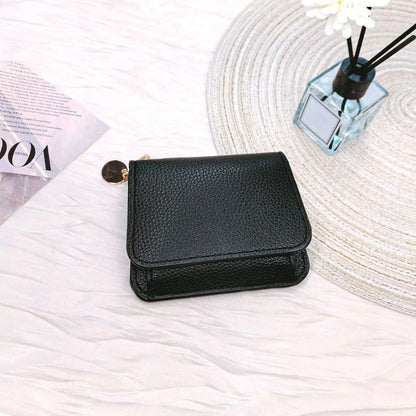 🌹Short Wallets for Women – Fashionable Card Holder with Key Ring & Coin Purse
