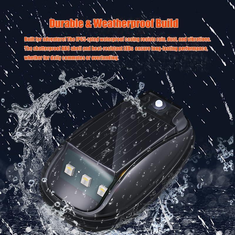 ⚡Hot Sales 🔥Solar Car Roof RGB Strobe Light - Free Remote Control Included