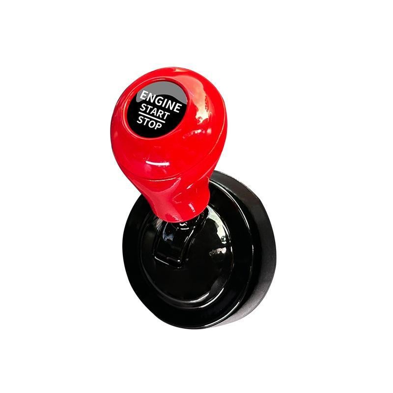 💯Universal One Click Start Lever - Car Push Start Button Cover Joystick, Cool Engine Ignition Car Interior Accessories