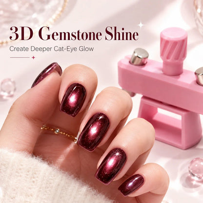 Glass Bead Cat-Eye Nail Magnet Tool | 3D Cat-Eye Manicure Tool
