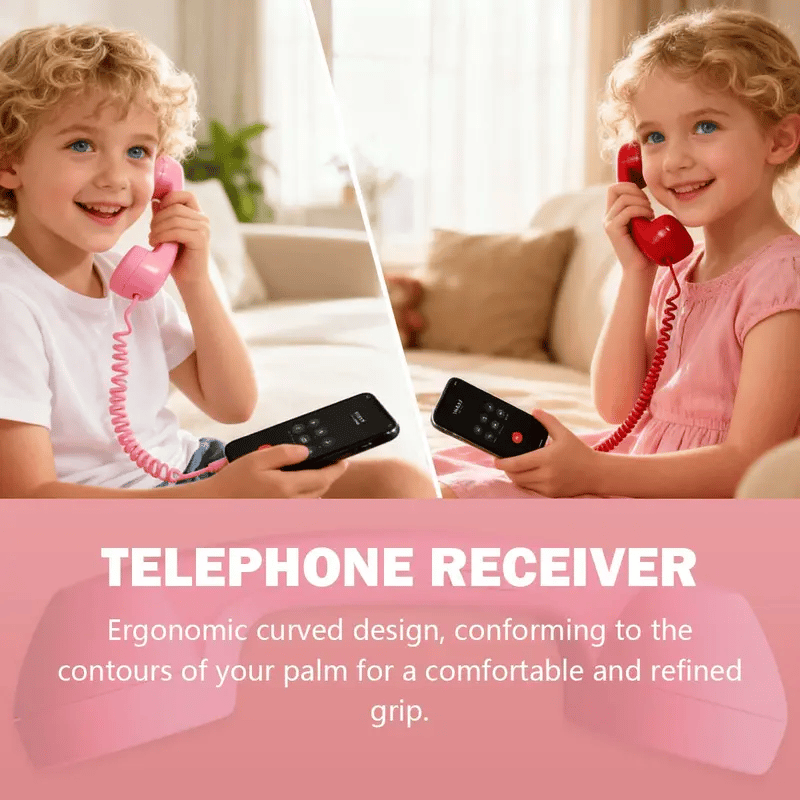 ☎️ Auricular de teléfono retro con interfaz tipo C 📞