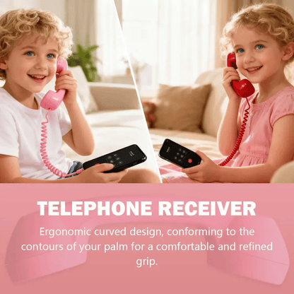 ☎️ Auricular de teléfono retro con interfaz tipo C 📞