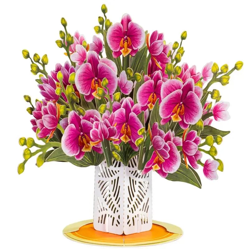 💌2-in-1 Gift & Décor for Every Moment🌸3D Flower Bouquet Pop Up Card