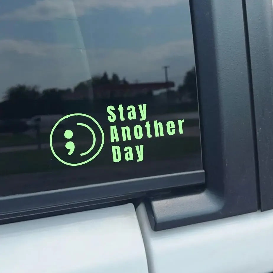 🎗️Share Pack❤️ SAD Mental Health Awareness Car Decal(5pcs)