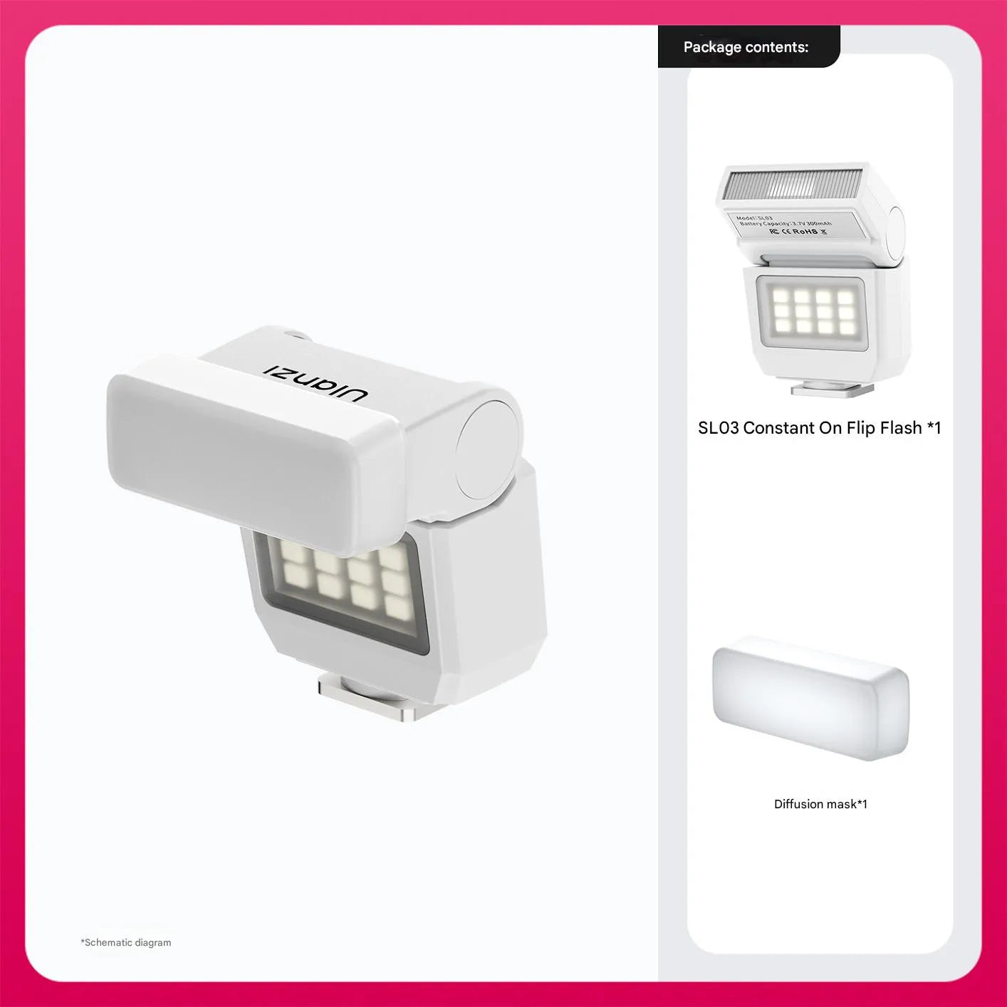Mini Camera Flash / LED Fill Light