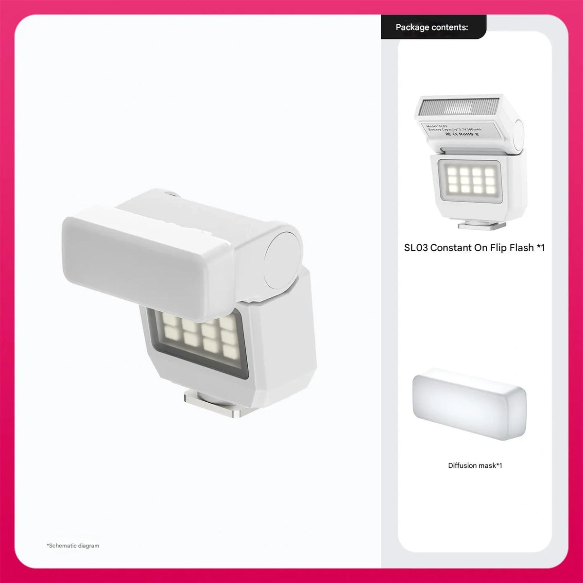 Mini Camera Flash / LED Fill Light