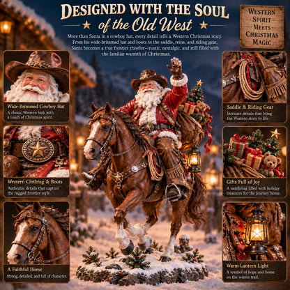 🎄🤠 The Old West Cowboy Santa – A Homeward Christmas Keepsake
