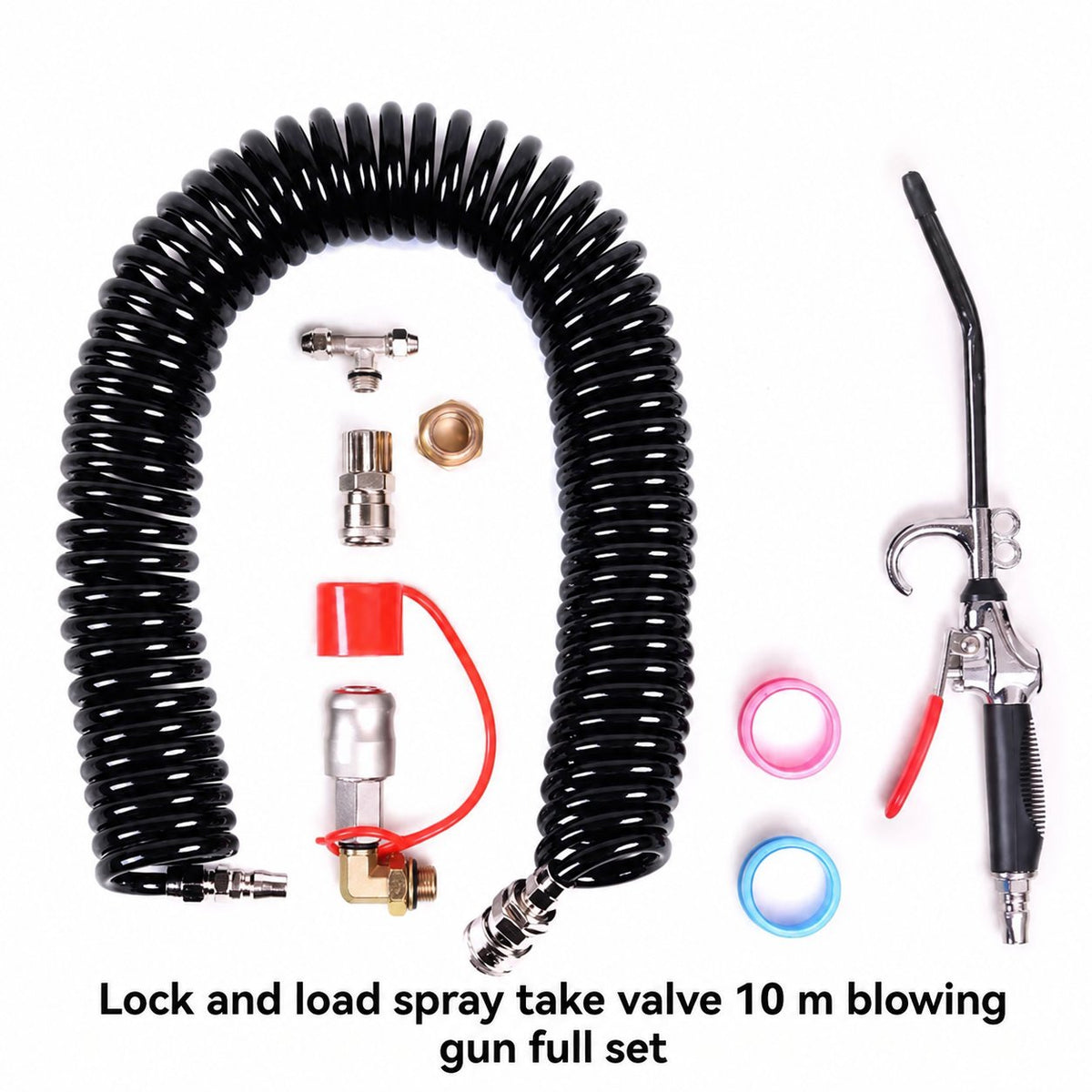 Heavy-Duty Truck Air Take Valve with Lockable Quick Connector