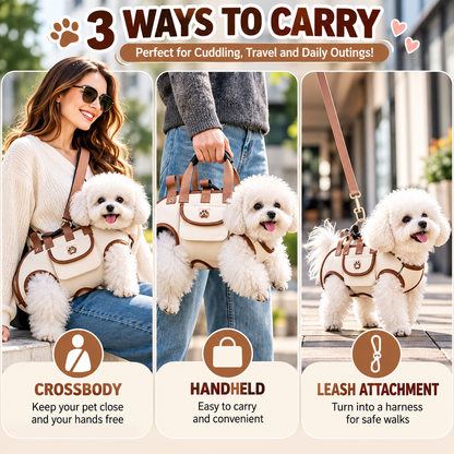 🐶2-in-1 Portable Breathable Pet Carrierk