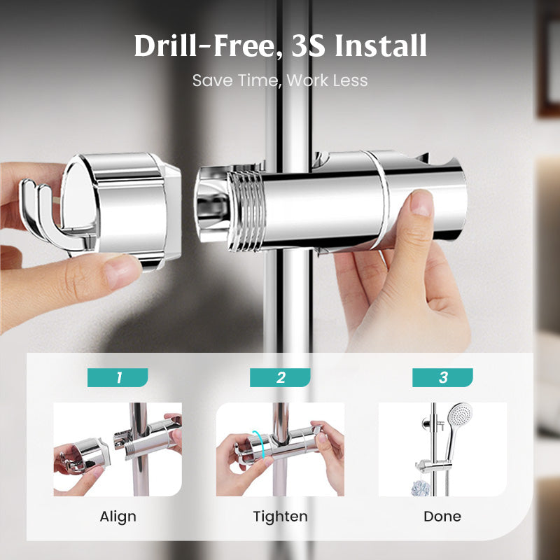 🚿💥 Hand shower holder without drilling