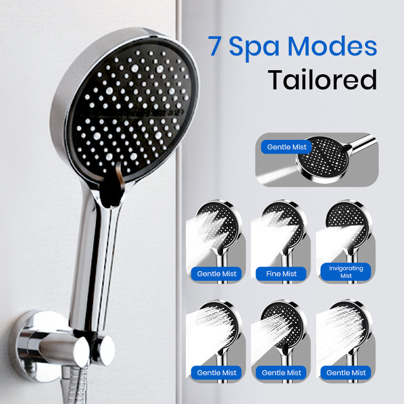 🚿✨ High-Pressure Rainfall Shower Head - 360° Adjustable Angle, Easy-Clean Nozzles & Universal Fit for Refreshing Showers 💦📦