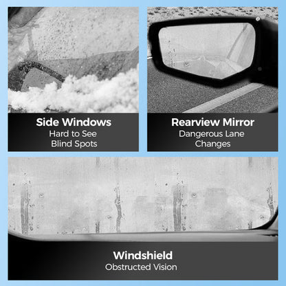 💥 BUY 2 GET 1! ❄️ Micromolecular Anti-Fog Coating Wiper – Keeps Your Windshield Clear & Fog-Free 🧽✨