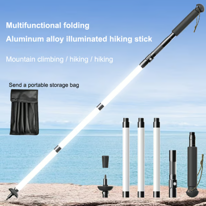 Light-up hiking sticks