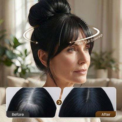 🎁 Limited Time Half Price - Seamless Clip-In Hair Topper 🥰
