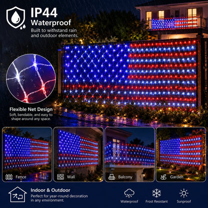 420 LED Flag String Lights