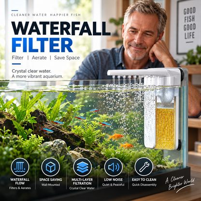 🐠LAST DAY｜50% OFF!! 💧 Multifunctional Mini Filter for Small Fish Tank 🫧