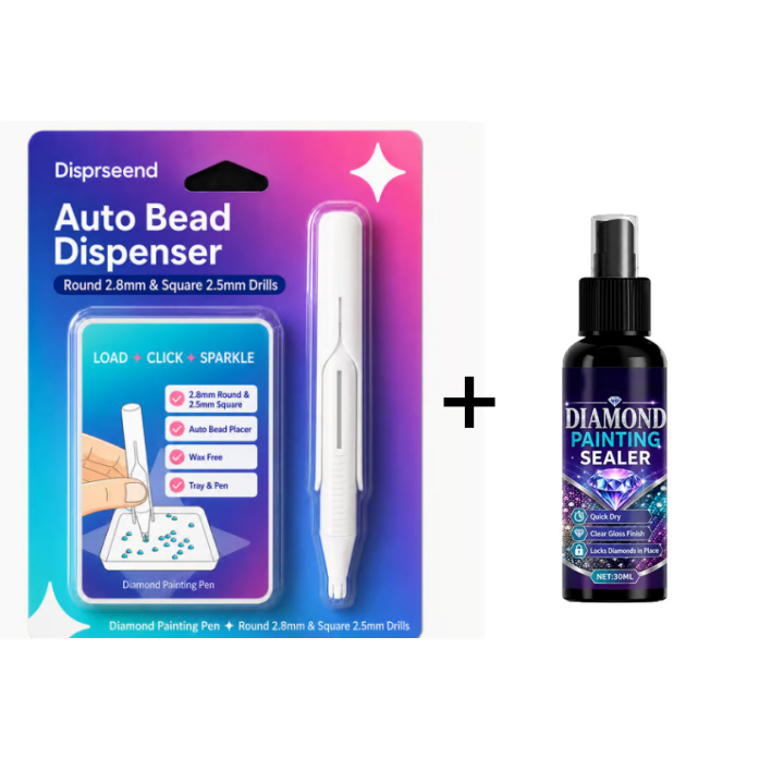 ❄️Summer Sale: 55% off! 💎Automatic diamond painting applicator pen – Place stones faster without constant wax refills.