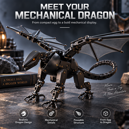 🥚🐉Egg to Dragon Transforming Mechanical Toy